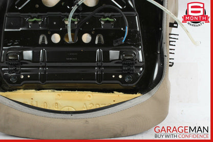 10-16 Mercedes W212 E350 E400 Front Right Bottom Lower Seat Cushion Beige OEM