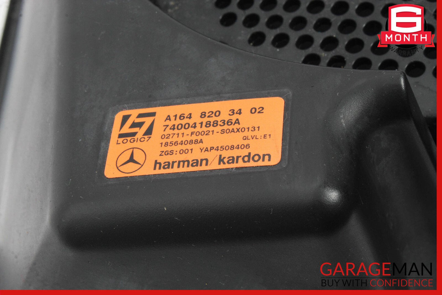 07-12 Mercedes X164 GL450 GL350 Rear Subwoofer Audio Speaker Harman Kardon OEM
