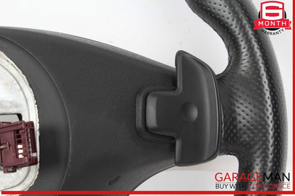 15-18 Mercedes W205 C300 GLC300 Steering Wheel Black w/ Paddle Shifters Assy OEM