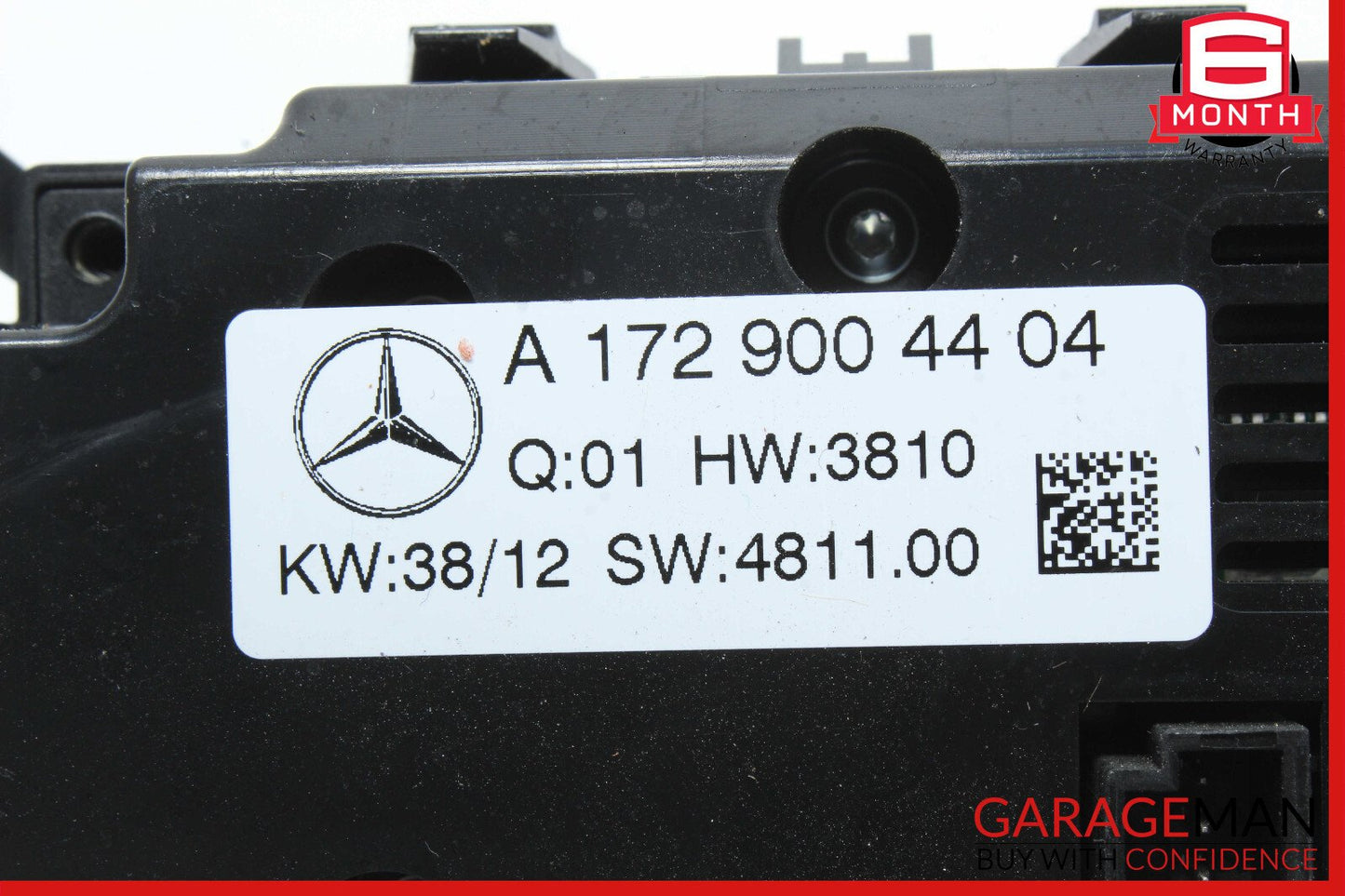 12-13 Mercedes R172 SLK250 SLK350 SLK55 AC A/C Heater Climate Control OEM