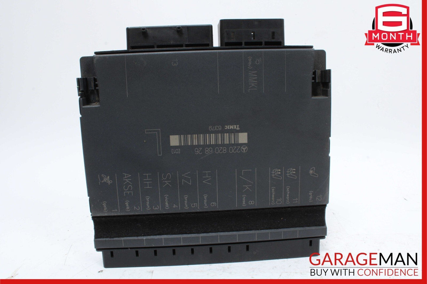 00-06 Mercedes W220 S500 S430 S55 Front Left Seat Control Module 2208206826 OEM