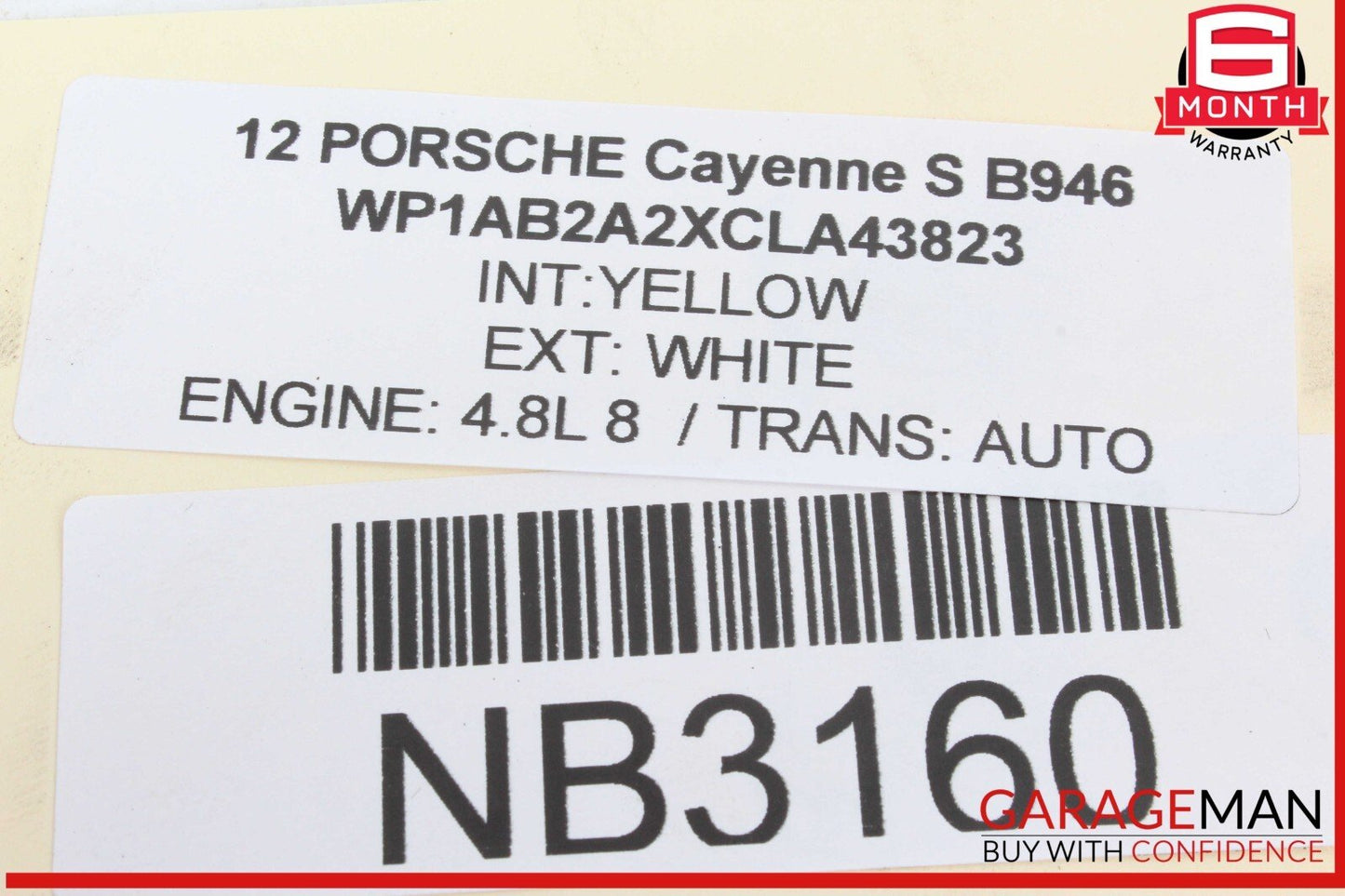 11-18 Porsche Cayenne S 958 Front Left Side Exterior Door Handle OEM