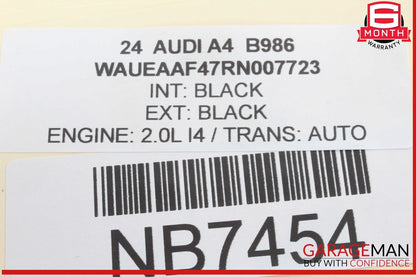 17-24 Audi A4 Front Windshield Lane Keep Assist Camera 8W0907217H OEM