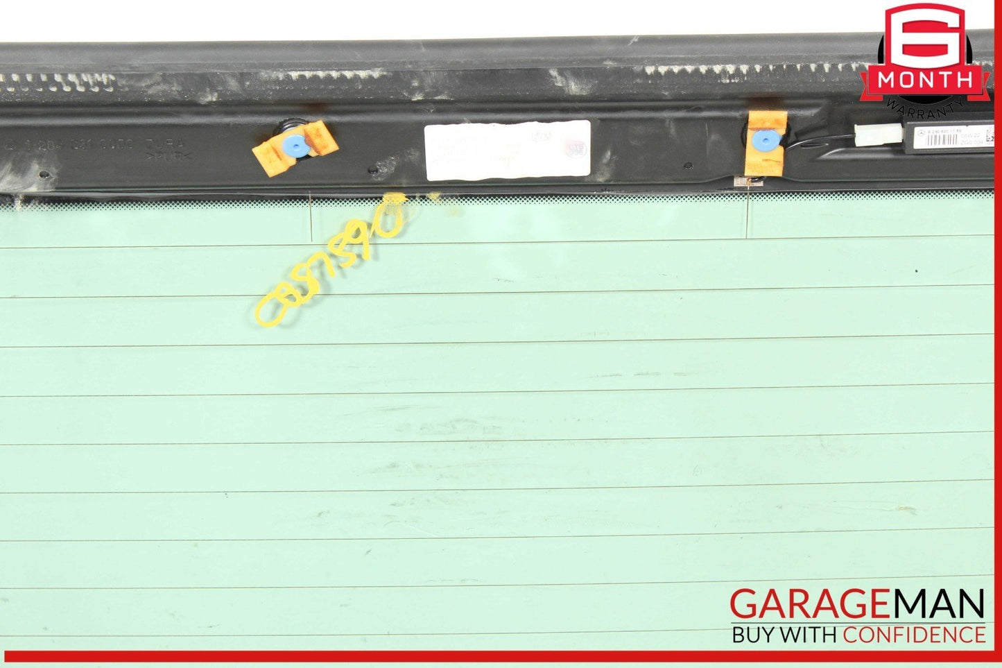 03-12 Mercedes R230 SL500 SL55 AMG Rear Back Windshield Glass Clear OEM