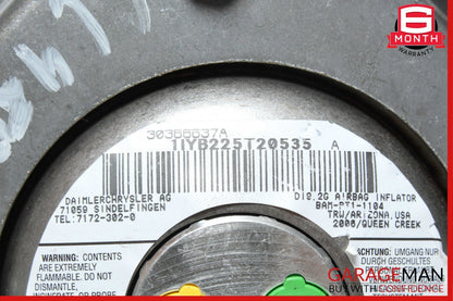 06-08 Mercedes GL350 GL450 ML350 R350 Steering Wheel Airbag Air Bag Leather Gray