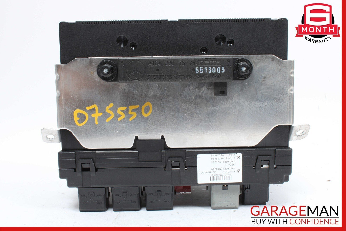 07-09 Mercedes W221 S550 CL550 CL600 Rear Trunk SAM Fuse Box Module Assembly OEM