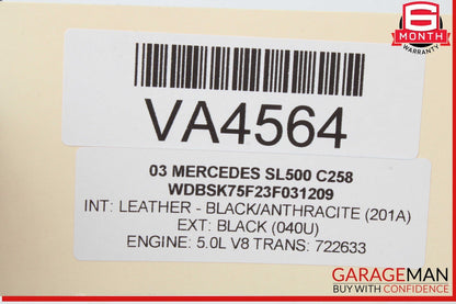 00-06 Mercedes R230 SL500 S500 E500 Intake Camshaft Cylinder Head OEM