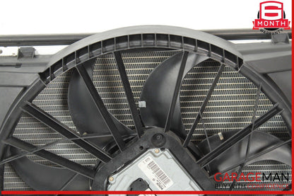 03-06 Mercedes R230 SL500 Engine Motor Cooling Radiator Fan Shroud A/C Condenser