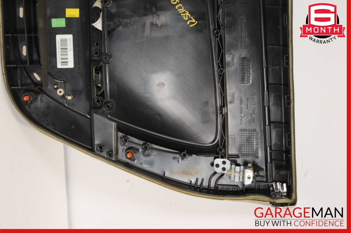 12-16 Mercedes R172 SLK350 Front Left Side Interior Door Panel Cover Assy Beige