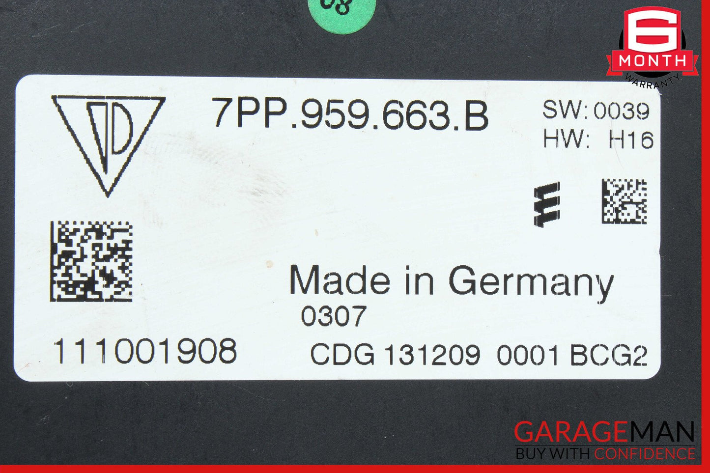 10-16 Porsche Panamera 970 Voltage Stabiliser Converter Control Module Unit OEM