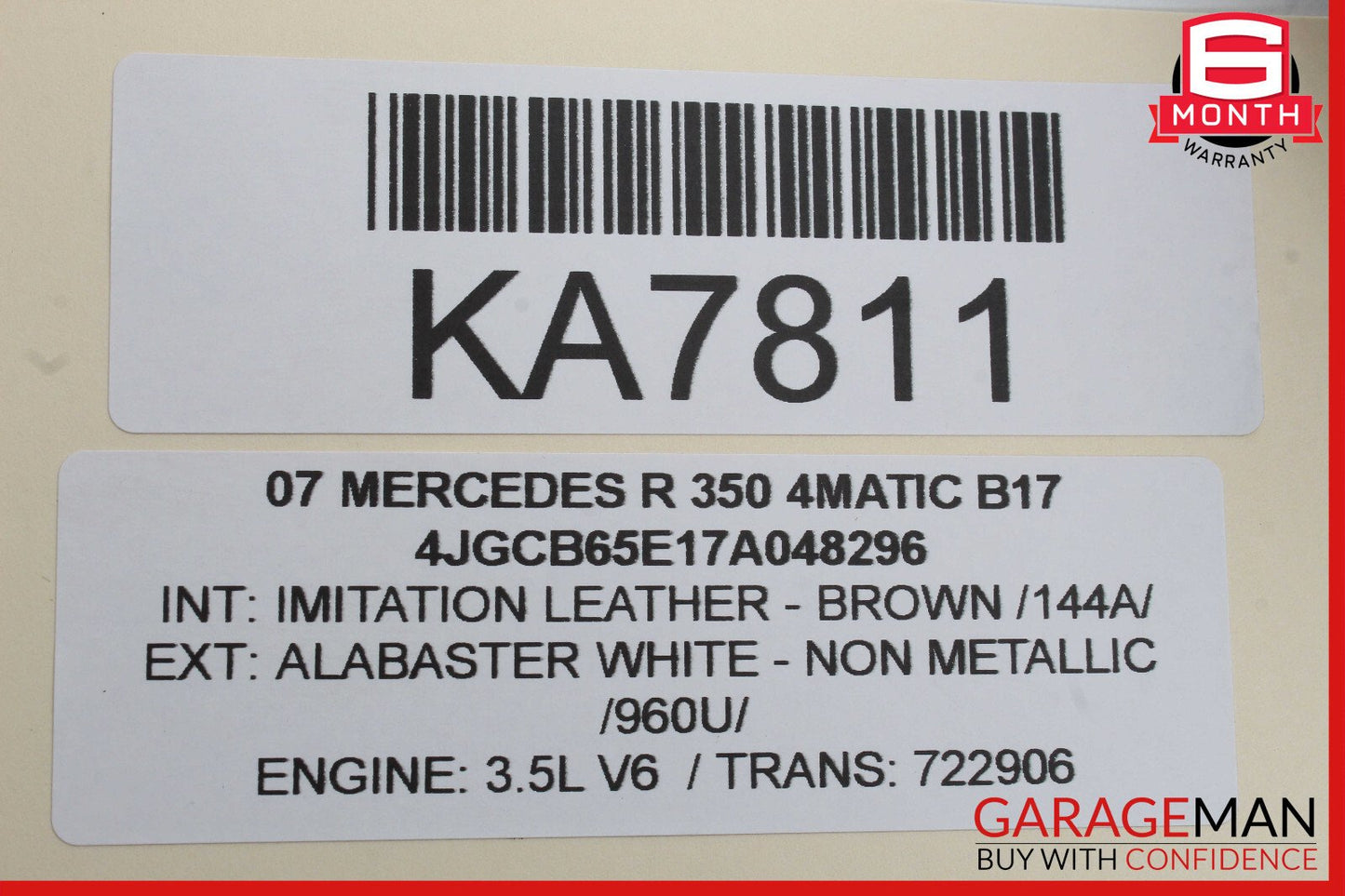 06-08 Mercedes W251 R350 R320 Rear Trunk Subwoofer Speaker 2518200002 OEM