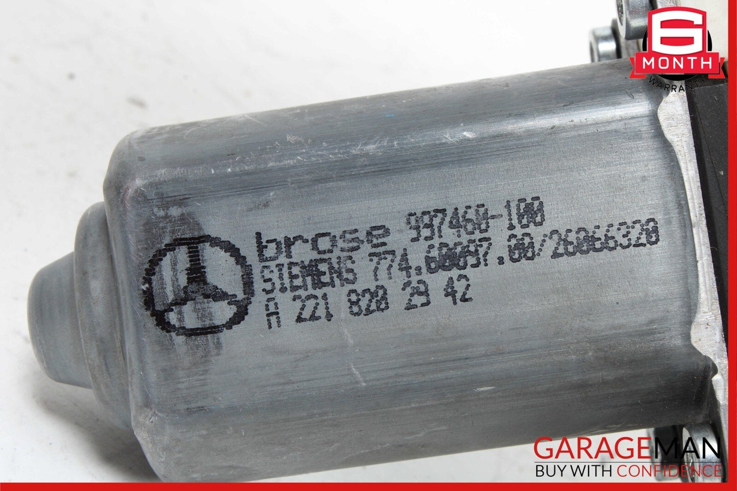 07-13 Mercedes W221 S550 S600 Window Regulator Motor Rear Left Driver Side OEM