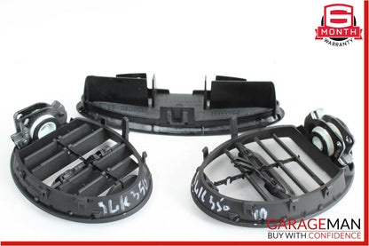 05-11 Mercedes R171 SLK350 Center Dash A/C AC Air Vent Trim Grille Set of 3 Pc