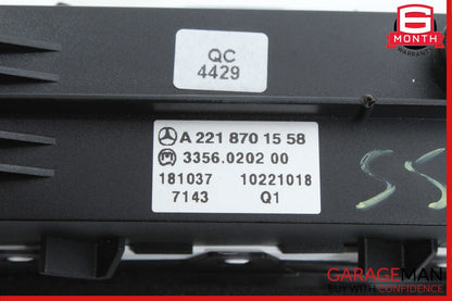 07-14 Mercedes W221 S550 CL550 Dashboard Dash Control Switch Panel OEM