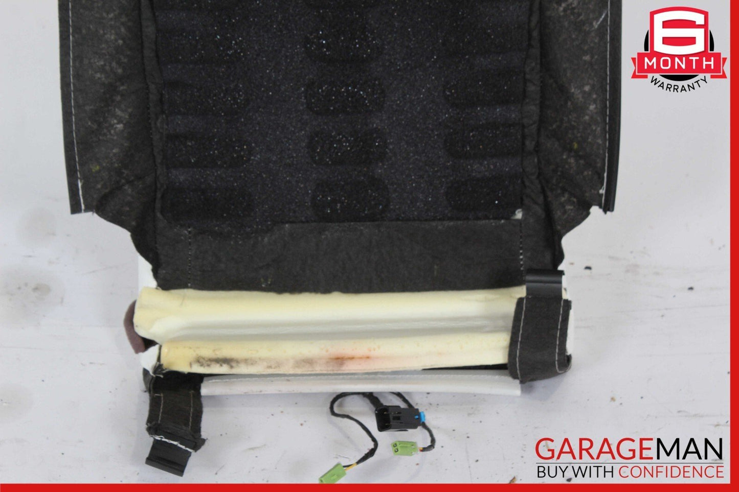 16-20 Tesla Model S Front Right Side Top Upper Seat Cushion Cover White OEM