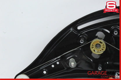 10-16 Mercedes W212 E350 Rear Left Door Window Regulator Frame w/o Motor