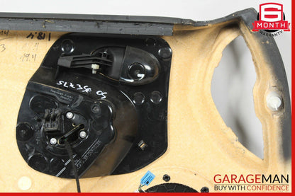 05-11 Mercedes R171 SLK280 SLK350 Front Right Interior Door Panel Cover Black