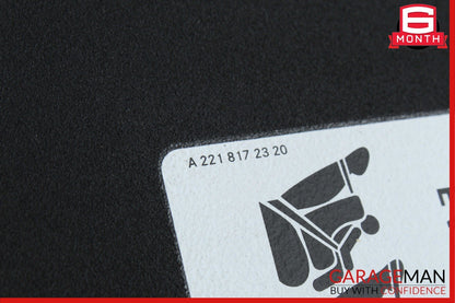 08-14 Mercedes W204 C300 C350 C250 Right Side Sunvisor Sun Visor Black OEM