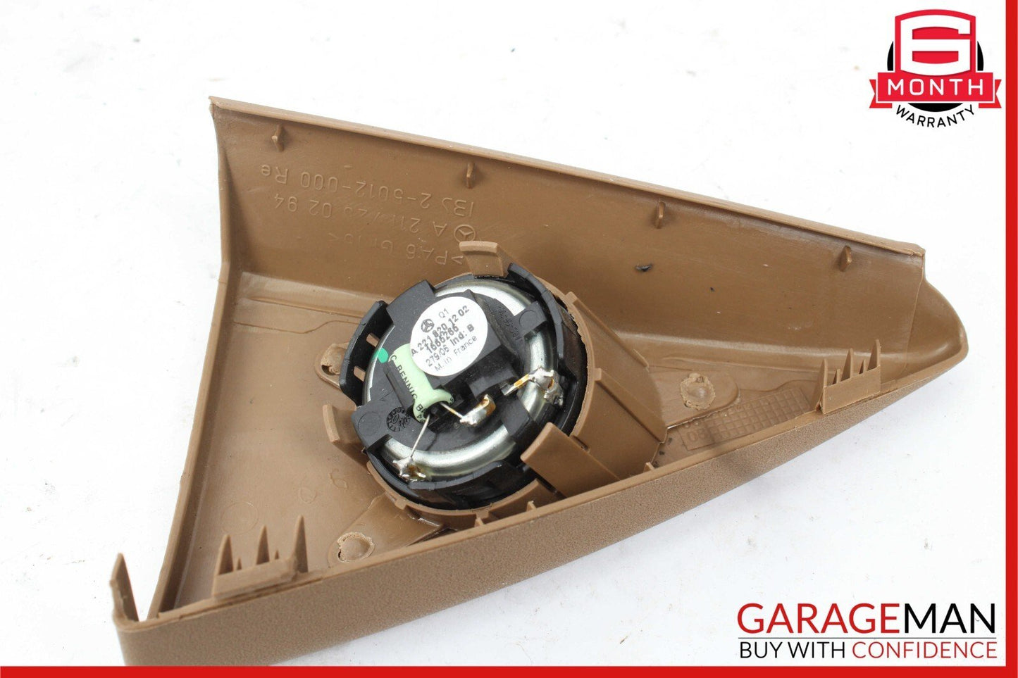 03-09 Mercedes W211 E350 E55 AMG Front Right Side Tweeter Speaker Cover Brown