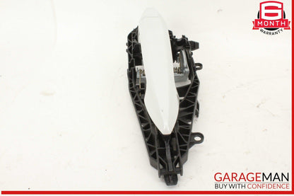 16-22 BMW X1 F48 X2 Rear Left Driver Side Exterior Door Handle White OEM