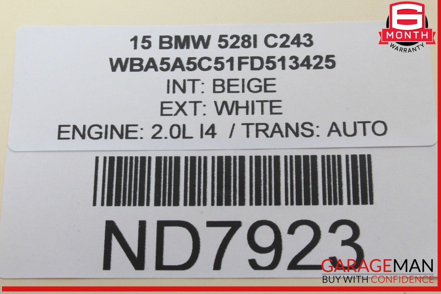 11-16 BMW 528i 535i 550i F10 Stereo Audio Amplifier AMP Harman Becker 9312592