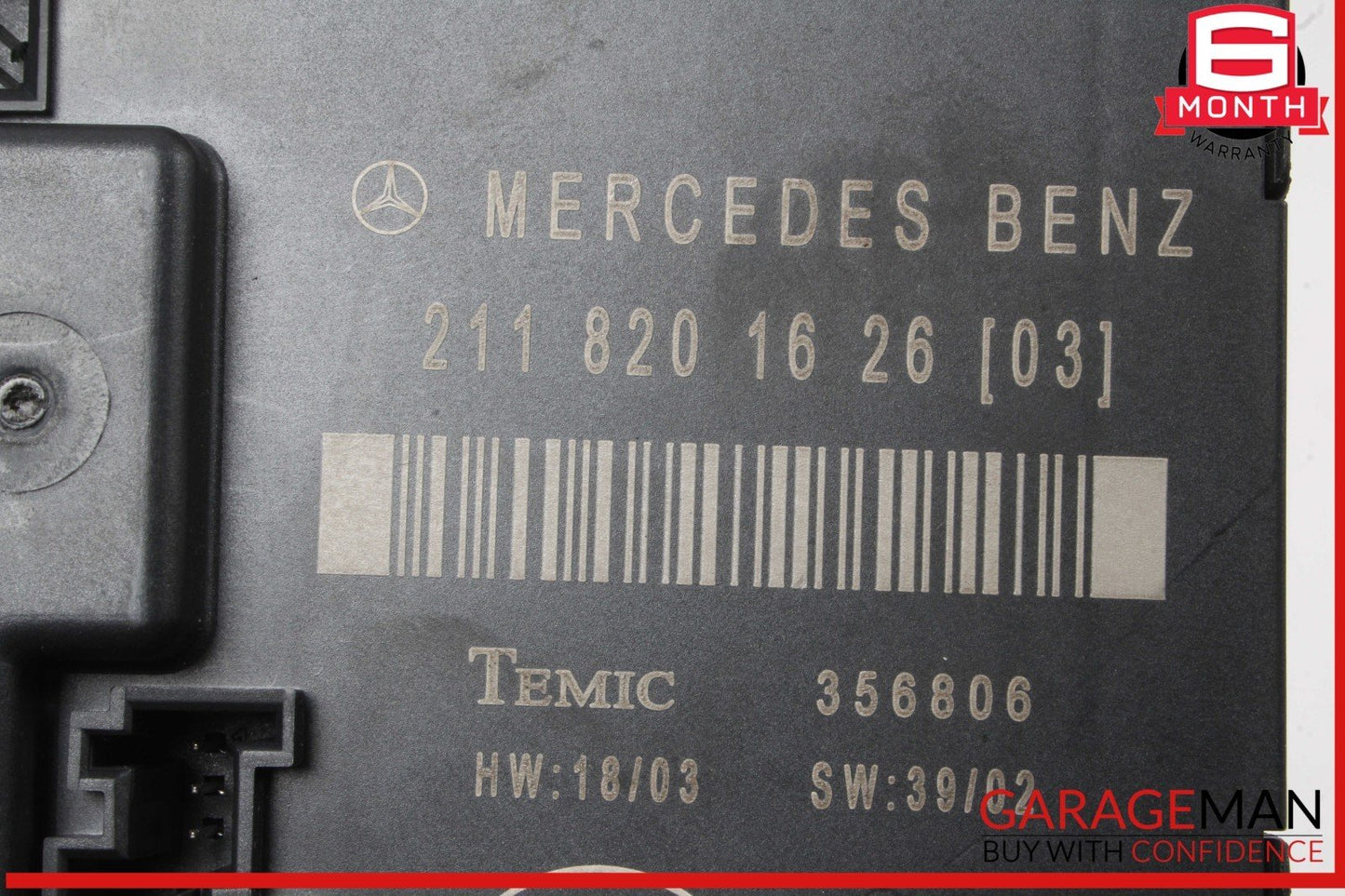 03-09 Mercedes W211 E500 E550 Rear Right Side Door Control Module Unit OEM