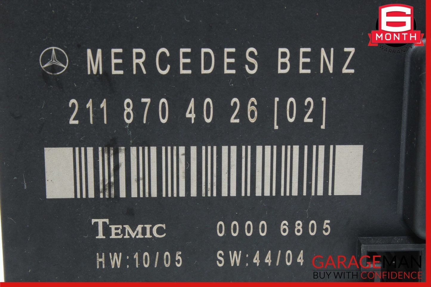 03-09 Mercedes W211 E350 E500 E550 Door Control Module Rear Left Side OEM