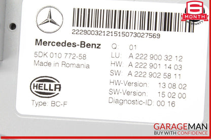 14-17 Mercedes W222 S550 S600 Front SAM Signal Acquisition Control Module Unit
