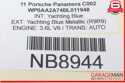 10-16 Porsche Panamera 970 Rear Left Driver Side Exterior Door Handle OEM