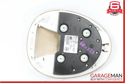 07-09 Mercedes W211 E350 E550 E63 AMG Rear Overhead Dome Light Reading Map Brown