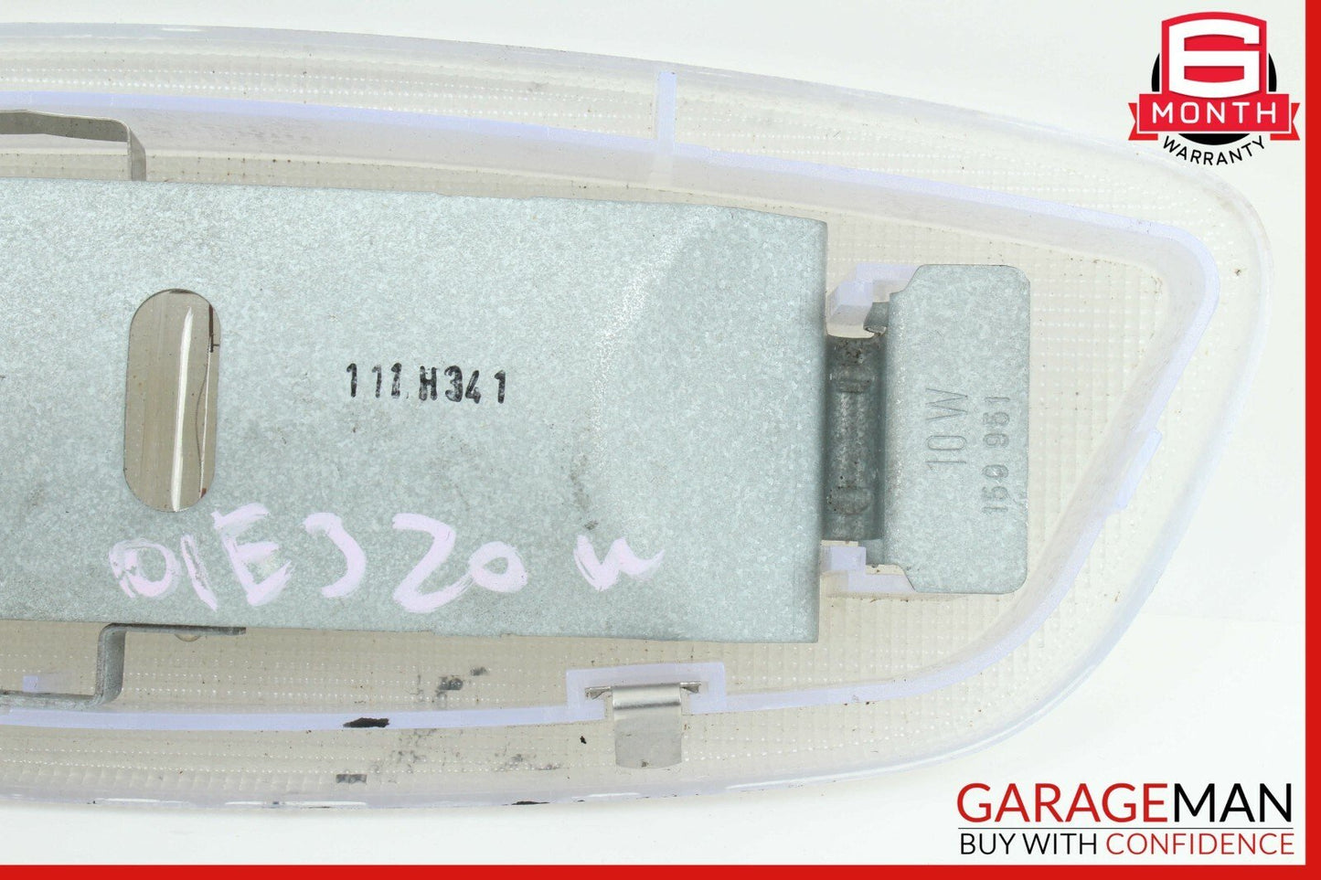 98-02 Mercedes W210 E320 E500 Rear Overhead Dome Reading Map Light Lamp Grey