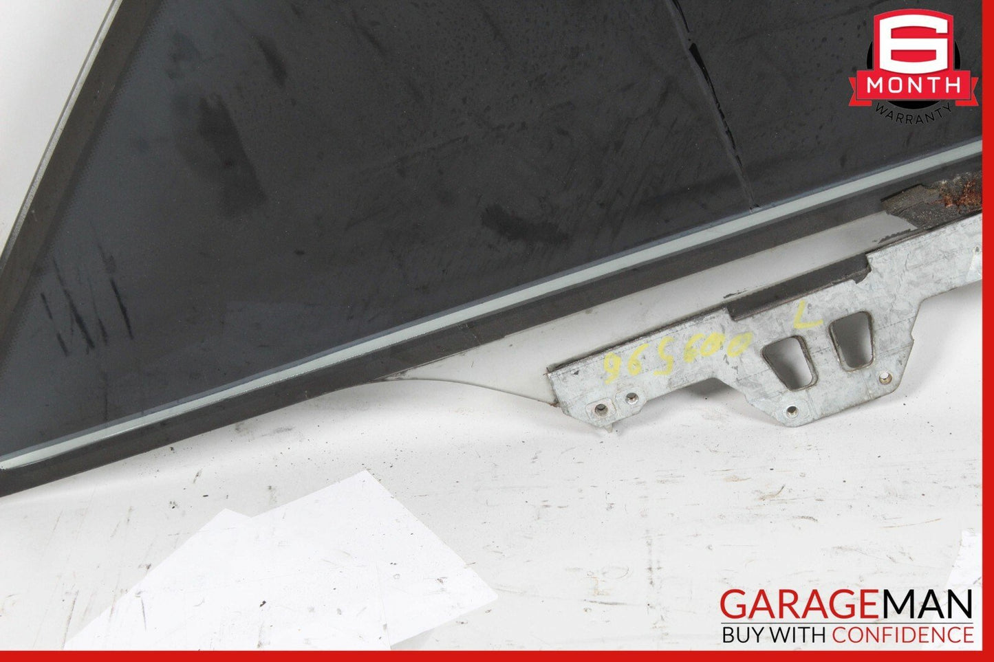 94-97 Mercedes W140 S500 S600 Coupe Rear Left Side Quarter Window Glass OEM