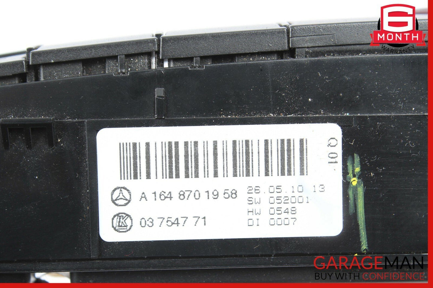 06-11 Mercedes W164 ML350 Dash Hazard Heated Seats ESP Control Panel OEM
