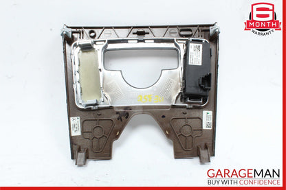 10-13 Mercedes W212 E350 4MATIC E550 Center Console Switch Trim Bezel Wood OEM