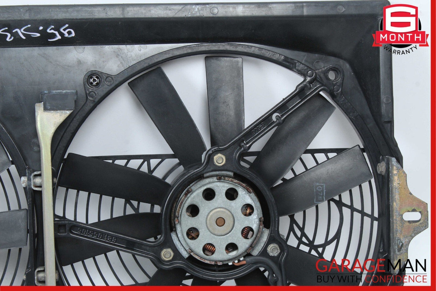 90-98 Mercedes R129 300SL SL500 Radiator Cooling Fan Shroud Motor 1295051055 OEM