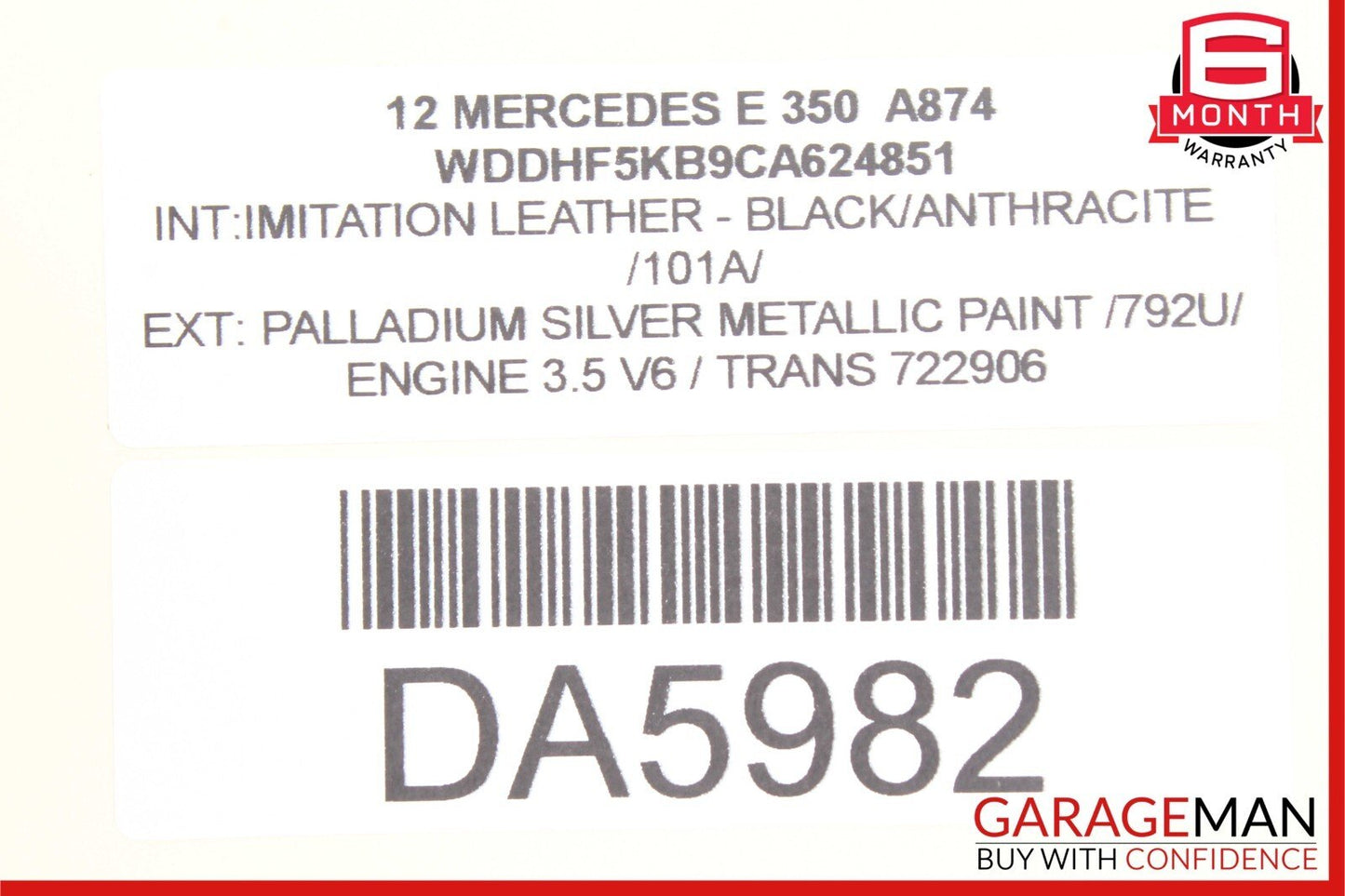 08-18 Mercedes W212 E350 C350 Rear Right Side Door Control Module OEM