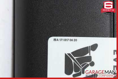 05-11 Mercedes R171 SLK300 Front Right Side Sun Visor Sunvisor Shade Black OEM