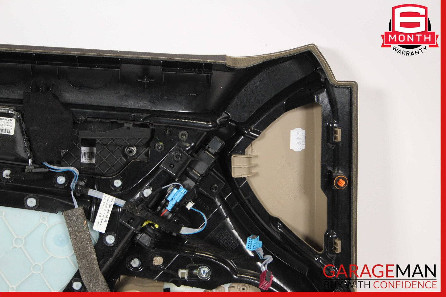 08-14 Mercedes W204 C250 C300 Front Right Side Interior Door Panel Cover Wood