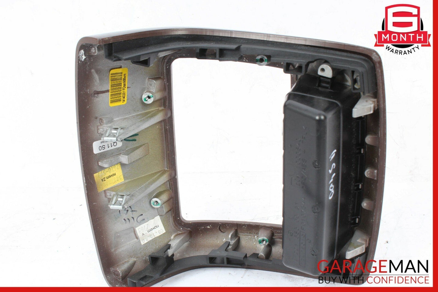 07-13 Mercedes W221 S400 S63 AMG Center Console Rear AC Control Trim Bezel Wood