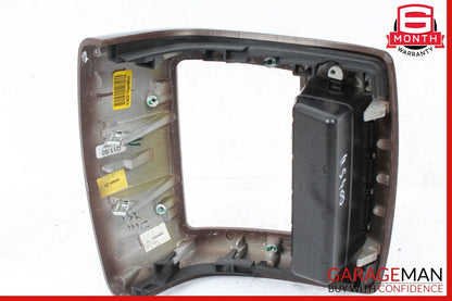 07-13 Mercedes W221 S400 S63 AMG Center Console Rear AC Control Trim Bezel Wood