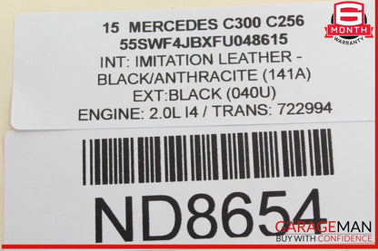 15-20 Mercedes W205 C300 A/C Air Conditioning Compressor 0032306911 OEM