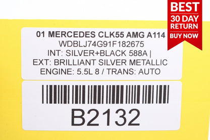 98-03 Mercedes W208 CLK430 CLK55 AMG Front Right Side Exterior Door Handle A114