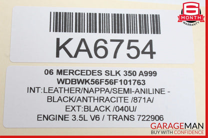 05-11 Mercedes R171 SLK350 SLK280 Front Right / Left Side Air AC Vent Dash Grill