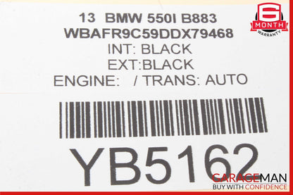 11-16 BMW 528i 535i 550i Front Left Master Power Window Switch 9241955