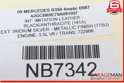 06-10 Mercedes W251 R350 4MATIC Center Dashboard Hazard ESP Control Switch OEM