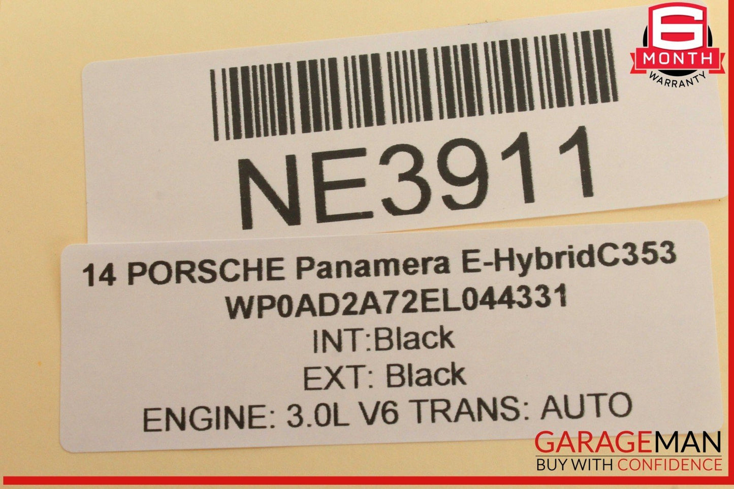 10-16 Porsche Panamera 970 E-Hybrid Steering Column Tilt Adjust Control Switch