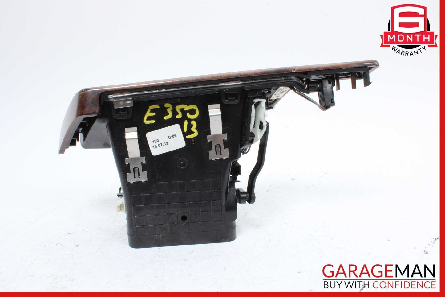10-13 Mercedes W212 E350 E550 Front Left Side Dash AC A/C Air Vent Trim Wood