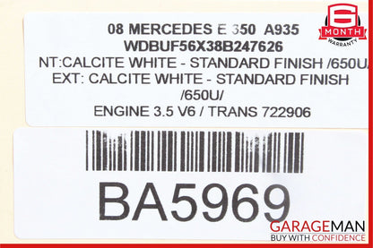03-12 Mercedes R171 SLK280 CLS500 E350 Front Right Side Seat Control Module Unit