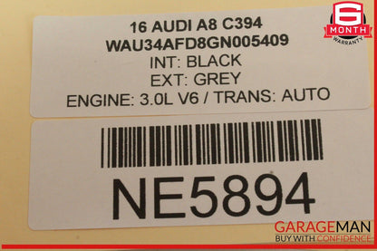 11-18 Audi A8 S8 Front Left Driver Side Lane Assist Control Switch w/ Trim OEM