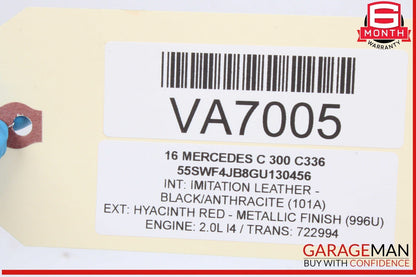 16-23 Mercedes W205 C300 Transmission Oil Cooler 0995001900 OEM